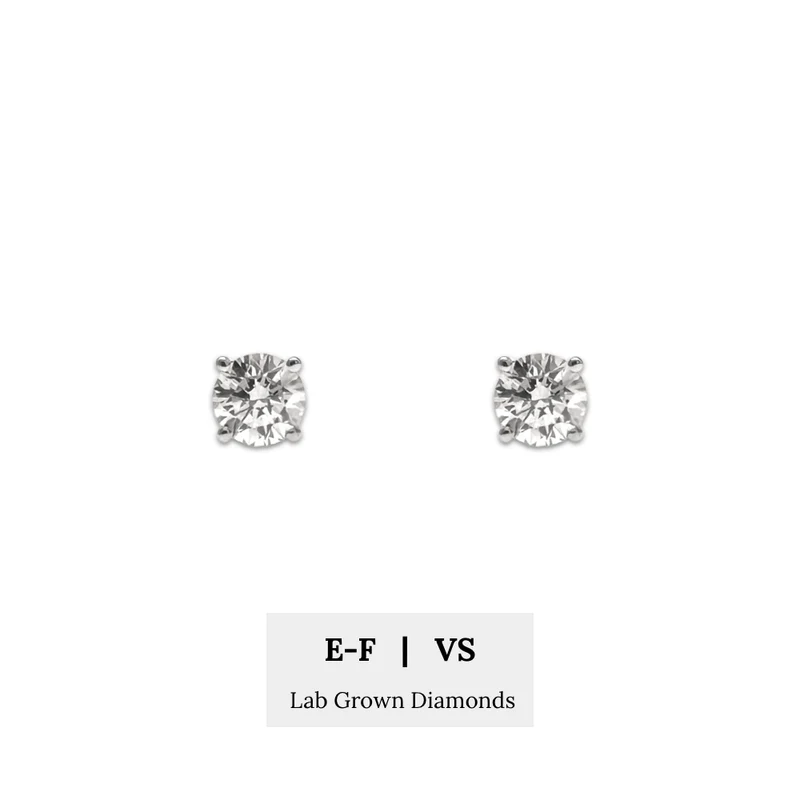 What are the top advantages of purchasing lab-grown diamond earrings