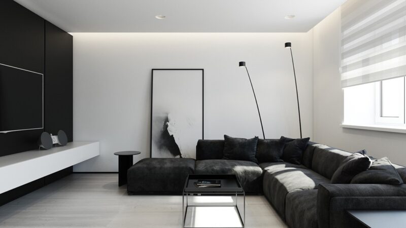 The Elegance of Contrast: Exploring White and Black Interior Design