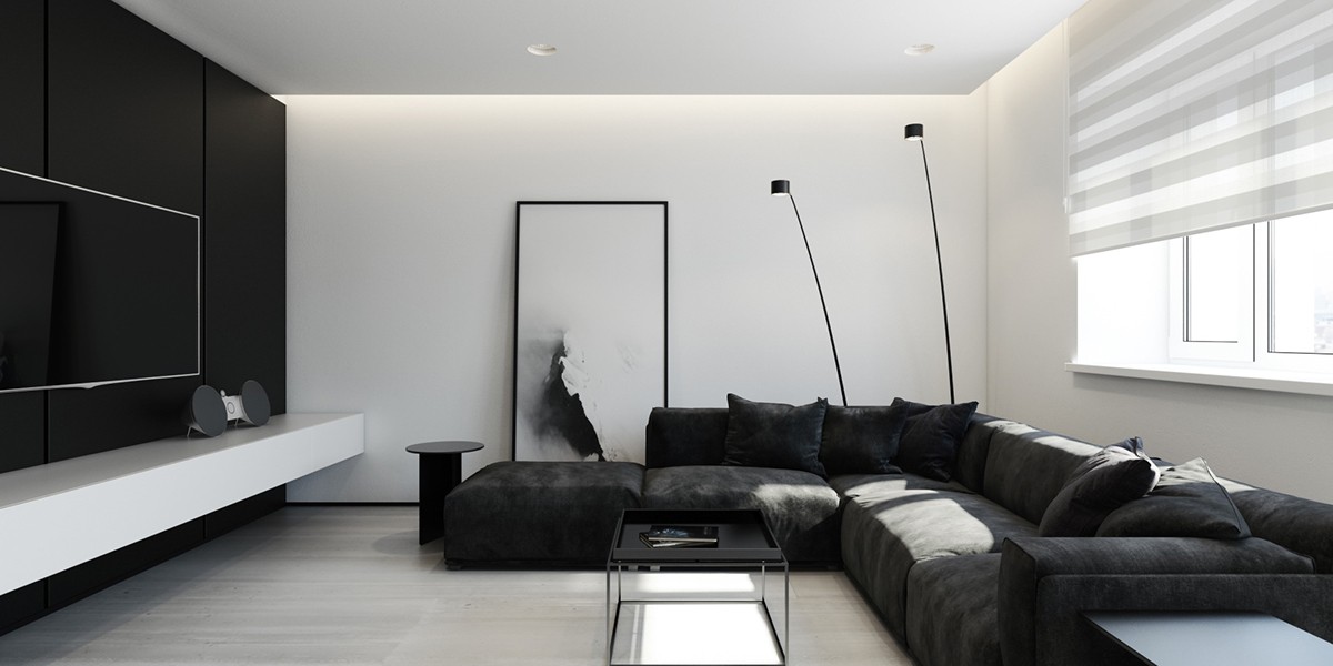 The Elegance of Contrast: Exploring White and Black Interior Design
