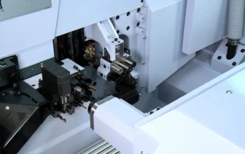 swiss type automatic lathe