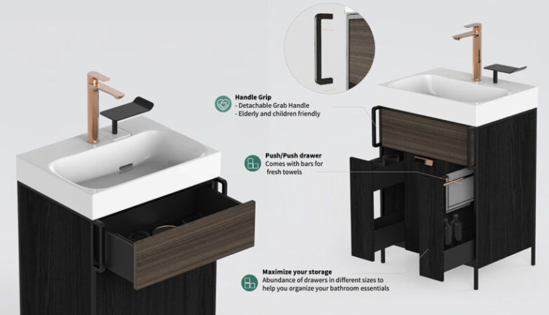 Muslim foot washing sink